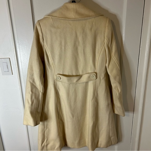 Vintage Old Navy Cream Pea Coat - Picture 4 of 9